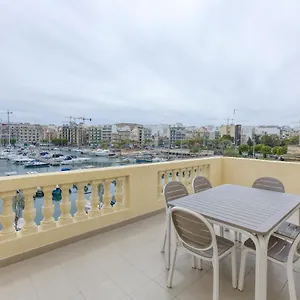 Marina View Slps 9 With Private Terrace & Bbq By 360 Estates Apartament Ta Xbiex